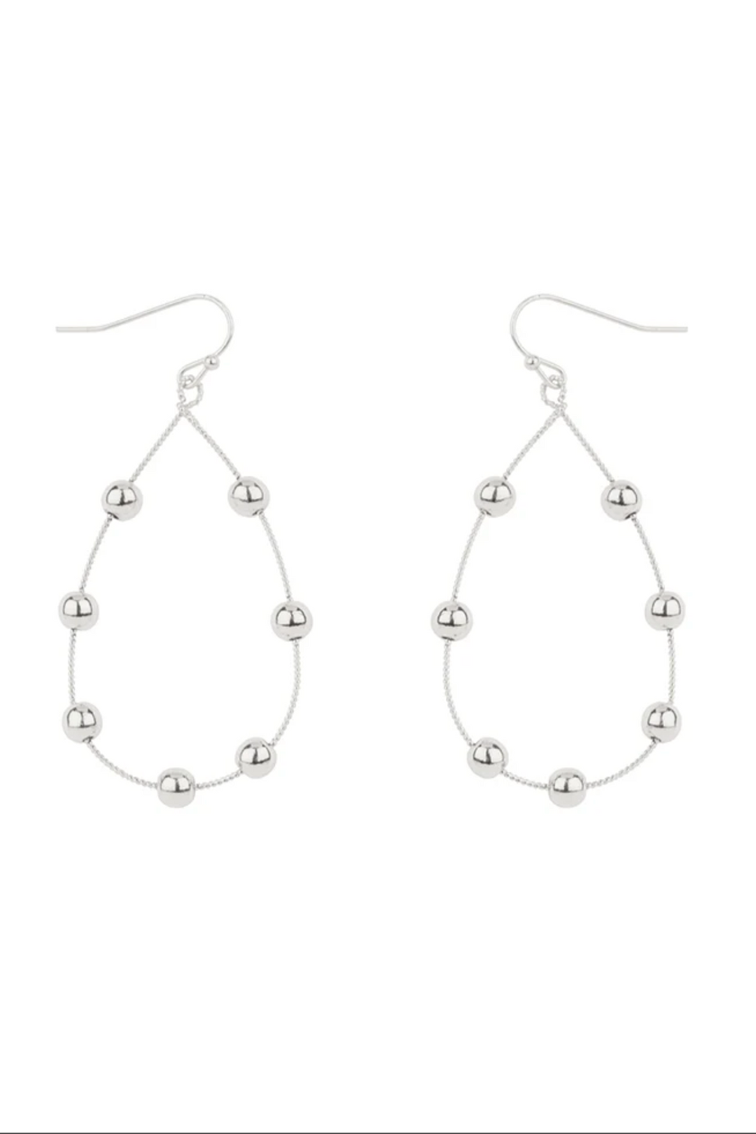 Maison Bead Teardrop Earrings