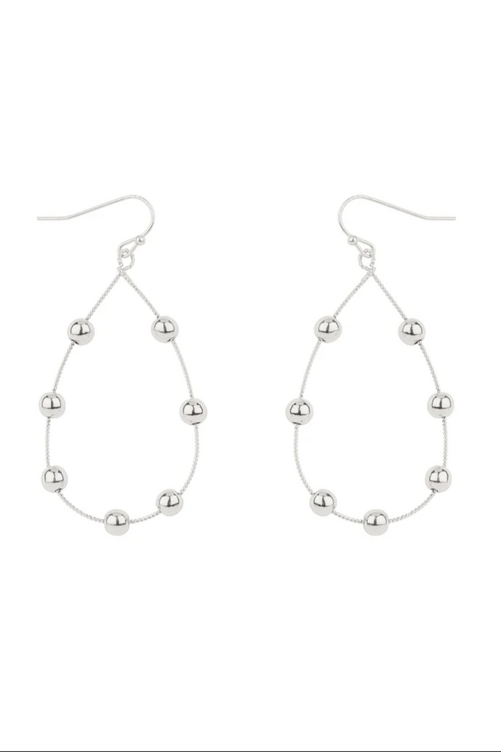 Maison Bead Teardrop Earrings