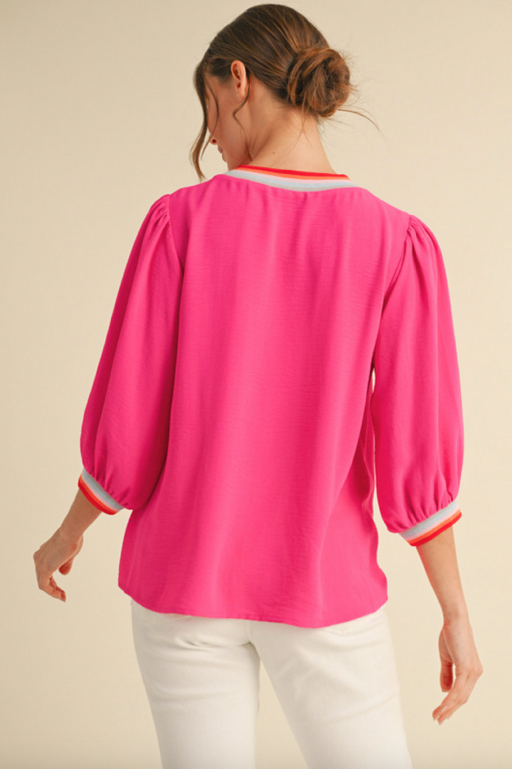Doris 3/4 Sleeve Top