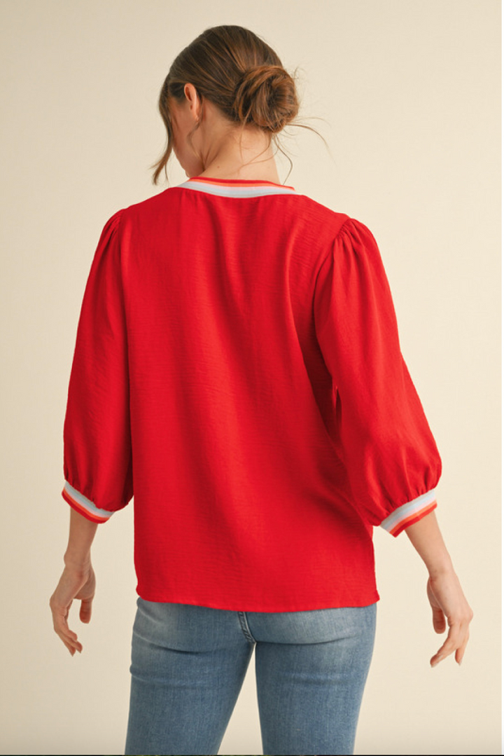 Doris 3/4 Sleeve Top