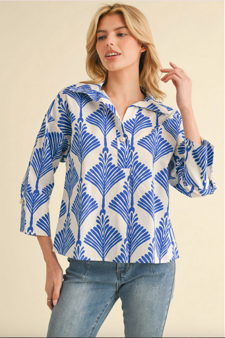Gilly 3/4 Sleeve Top