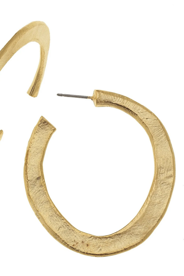 Susan Shaw Hammered Hoops