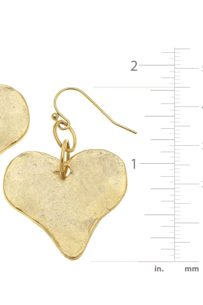 Susan Shaw Heart Earrings