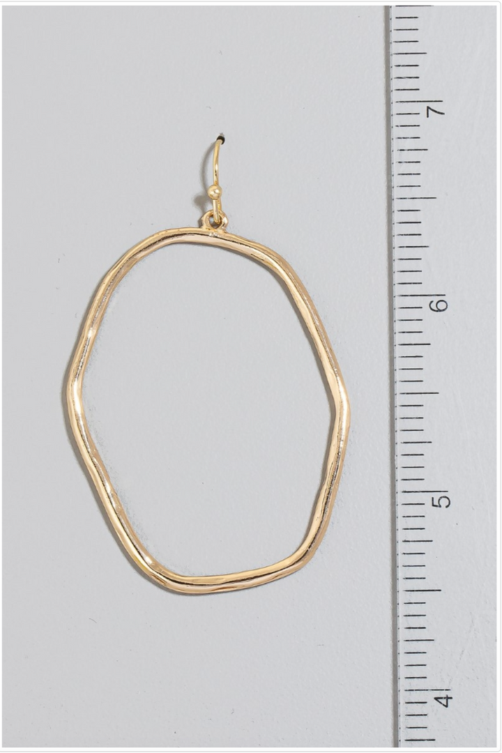 Mary Oval Hoops