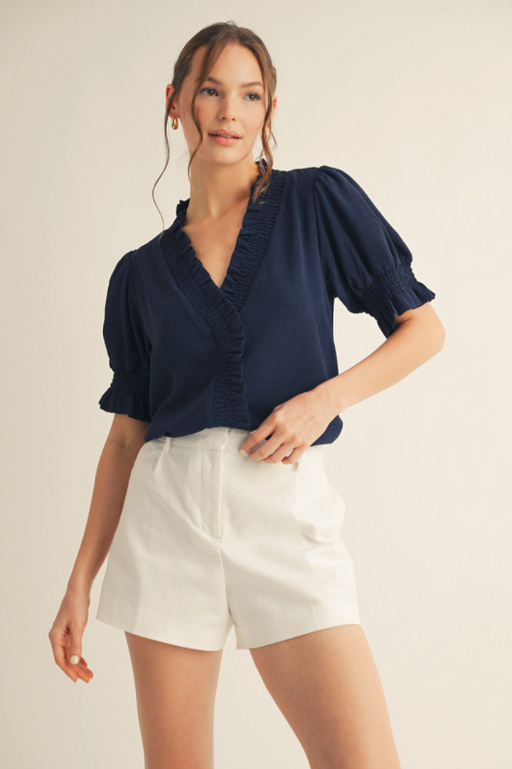 Chasity Short Sleeve Top
