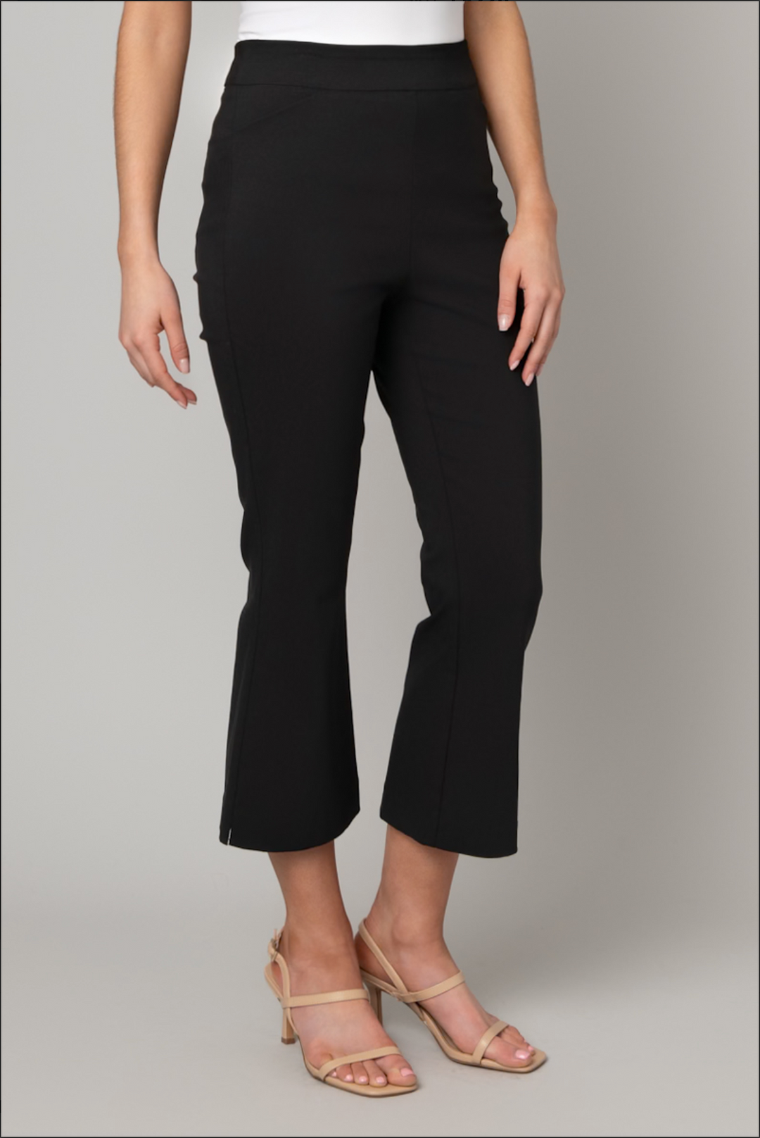 Eric Pull On Cropped Flare Pant