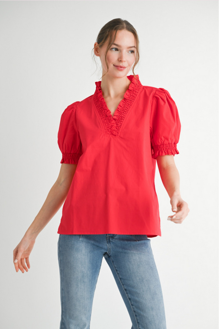 Salina Short Sleeve Top