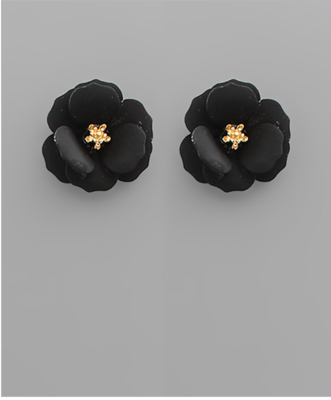 Flower Blossom Stud Earrings