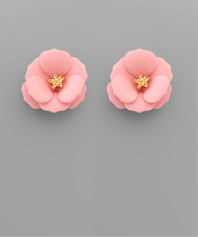 Flower Blossom Stud Earrings