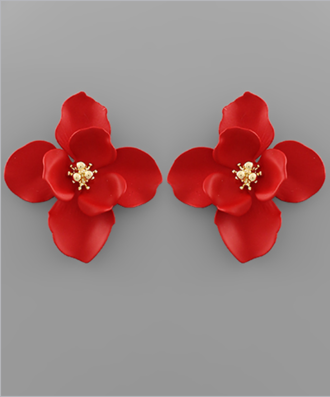 Petal Floral Stud Earrings