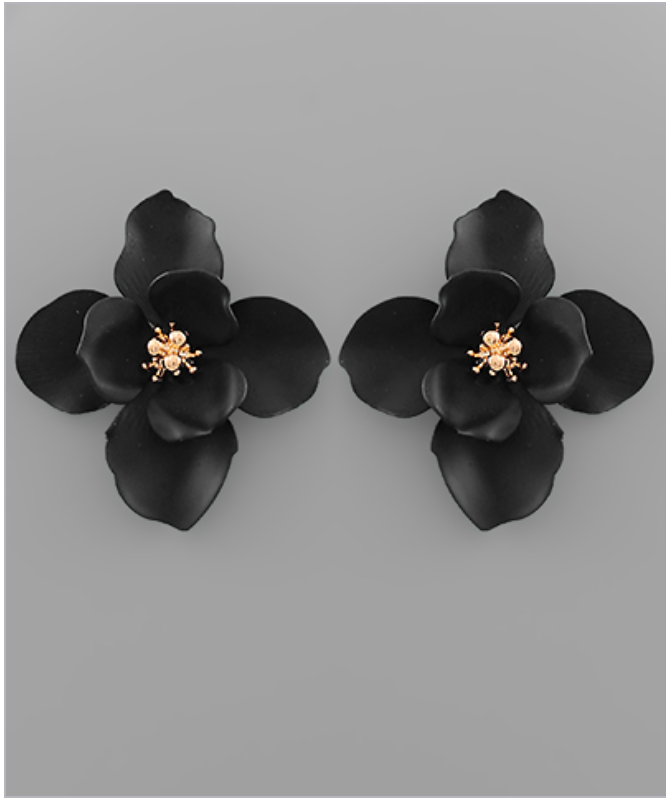 Petal Floral Stud Earrings