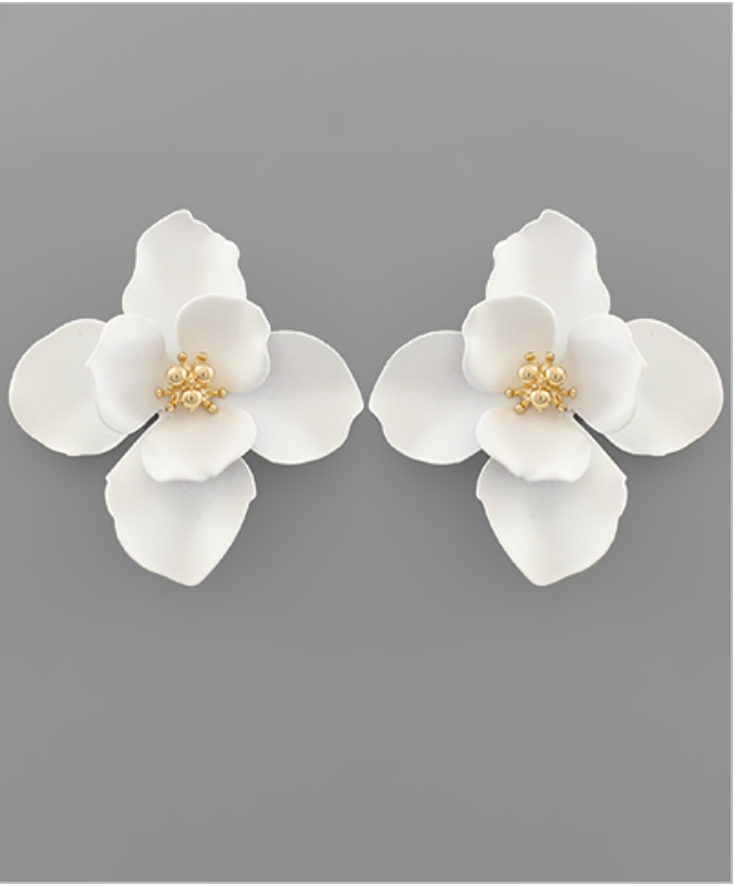 Petal Floral Stud Earrings