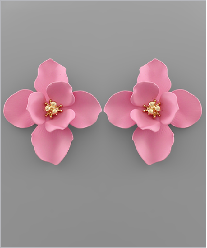 Petal Floral Stud Earrings