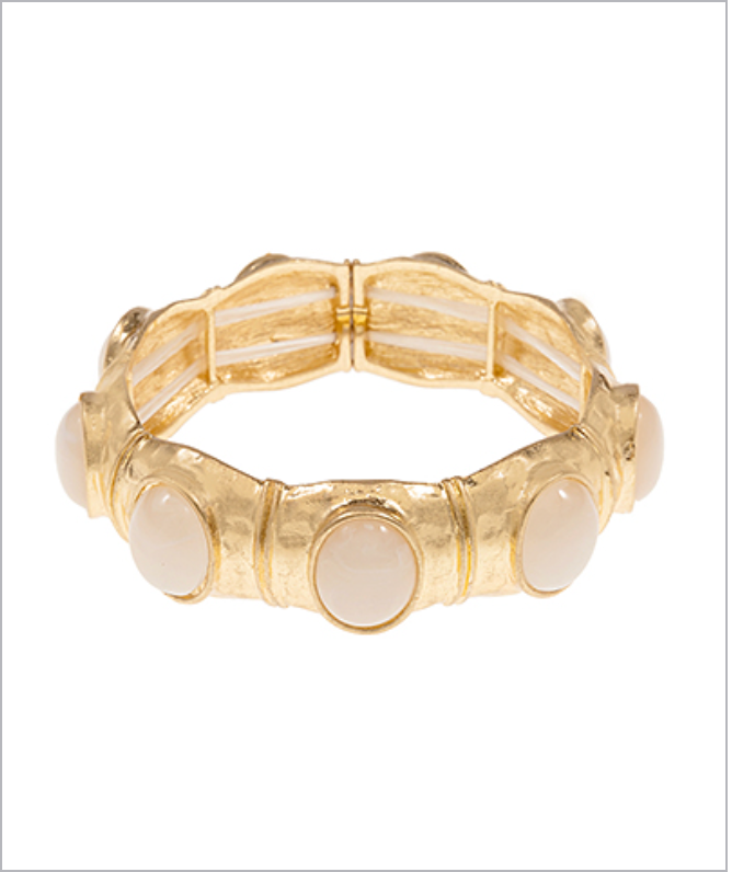 Chanley Gold Stretch Bracelet