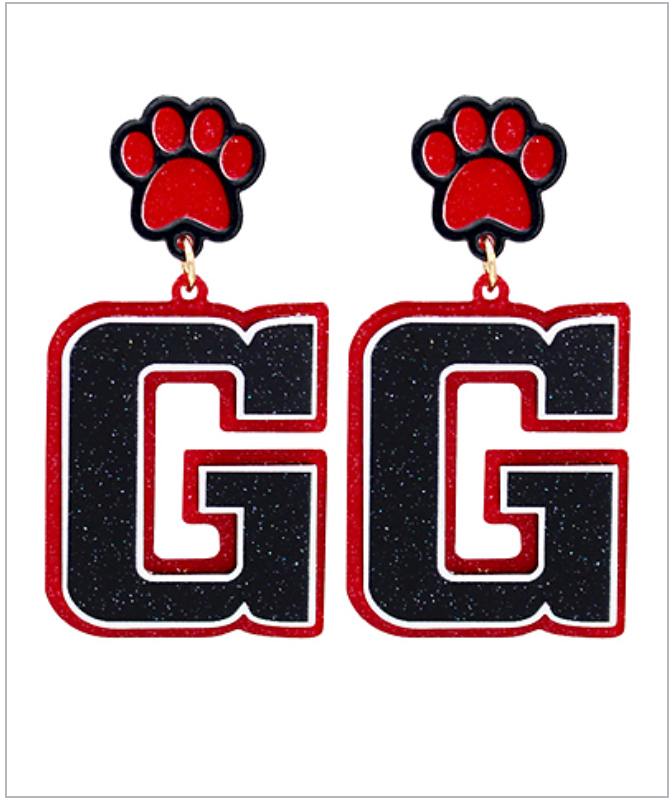Georgia "G" Acrylic Earrings
