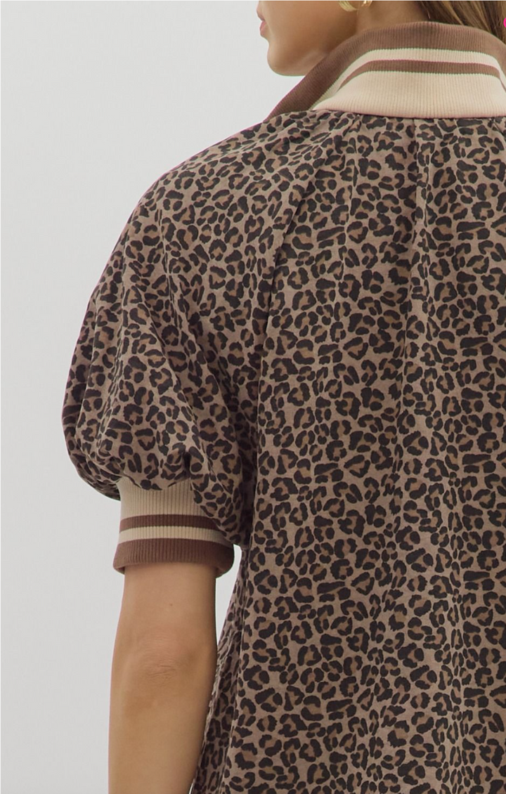 Amelia Animal Print Top