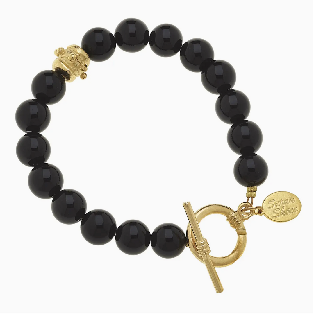 Susan Shaw Gold Toggle Bracelet