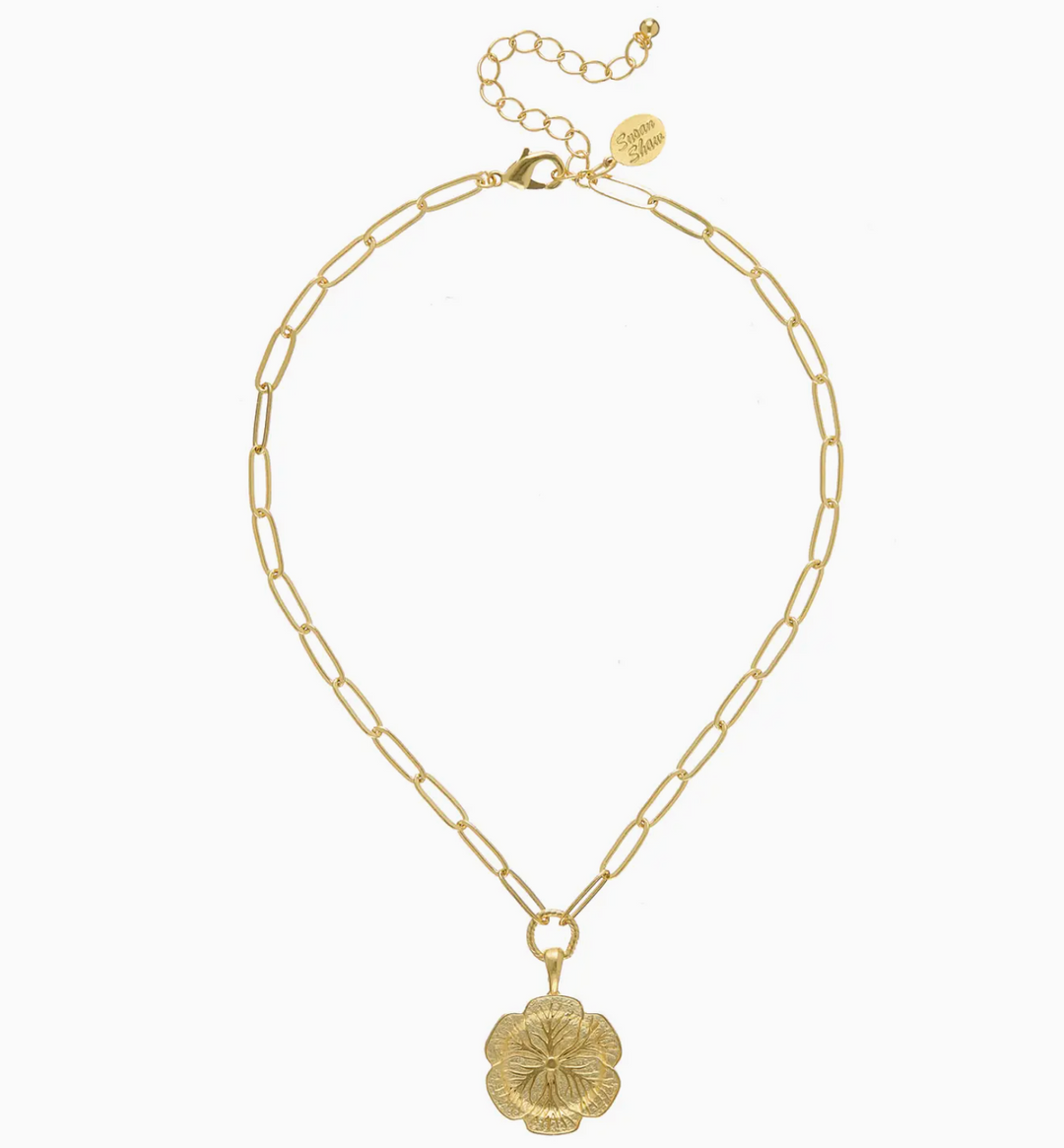 Susan Shaw Cabbageware Paperclip Necklace