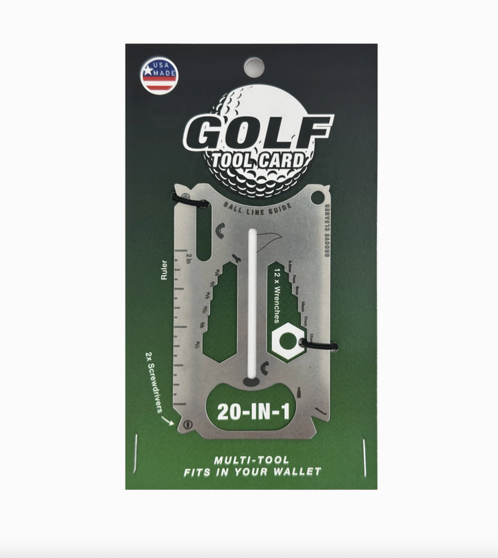 Golf 20-in-1 Credit Card Multi-Tool