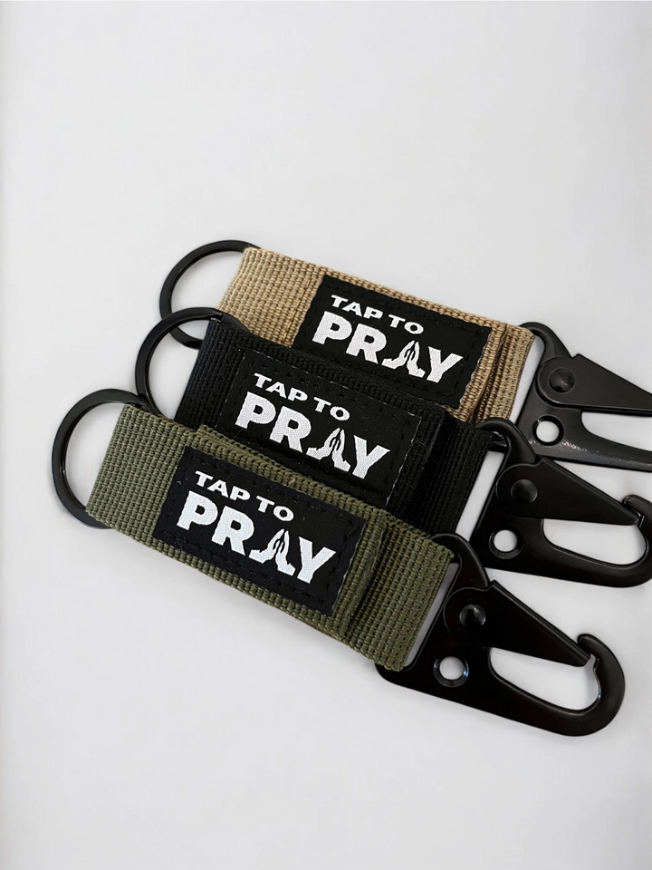 Tap To Pray™ - Tactical Carabiner Keychain