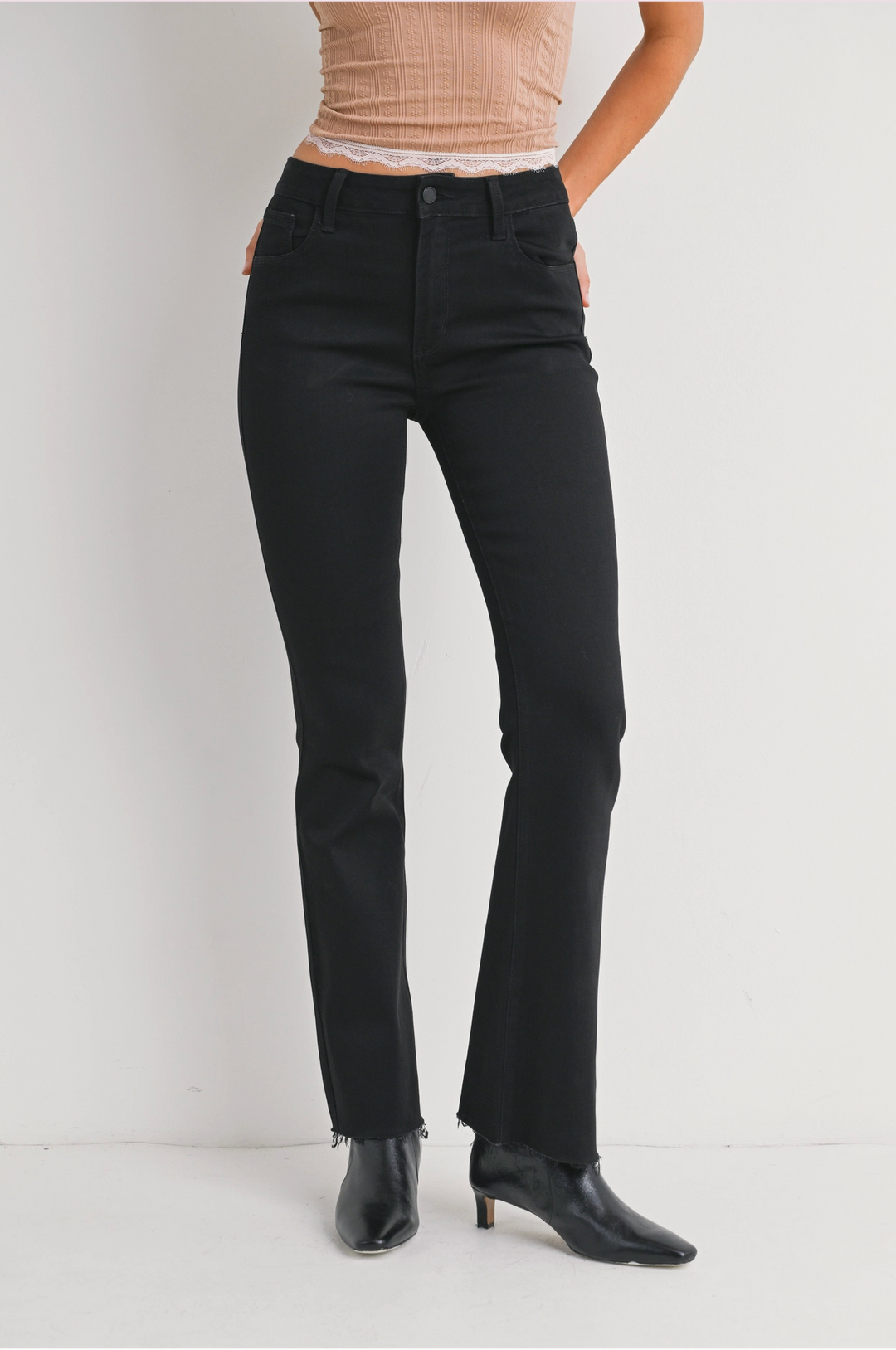 Charlie Black Flare Jeans