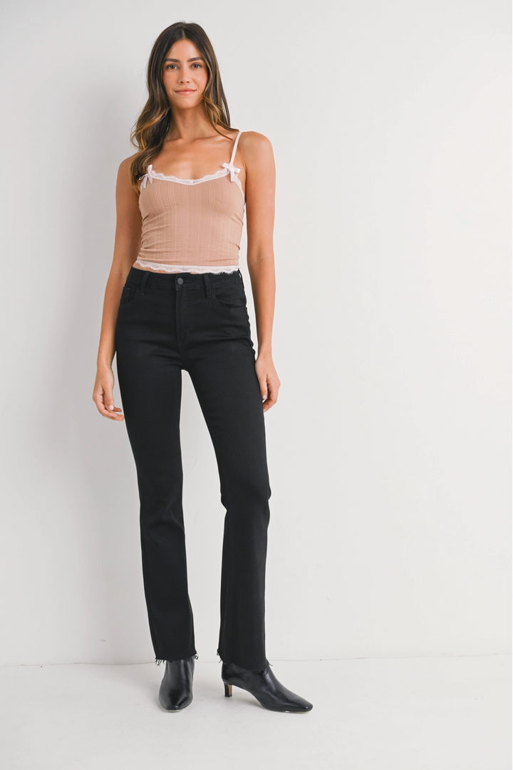 Charlie Black Flare Jeans