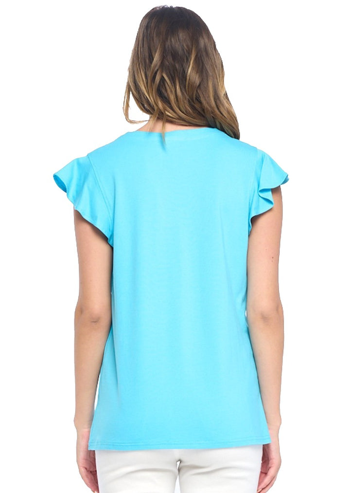 Coleen Tiered Cap Sleeve Top