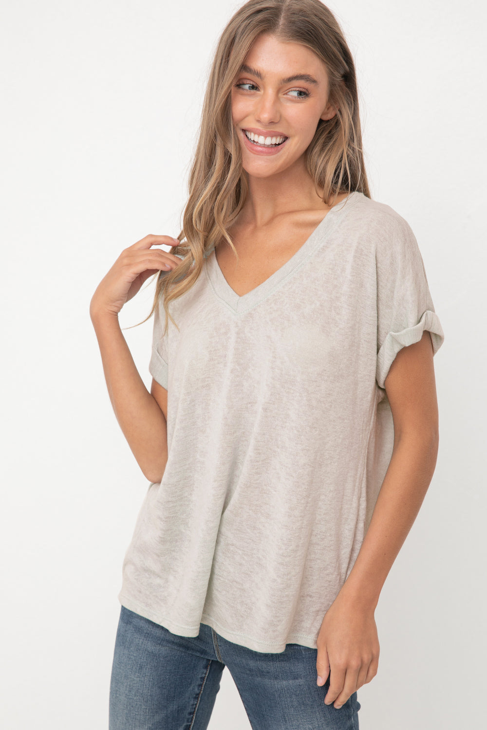 Dolly V Neck Top