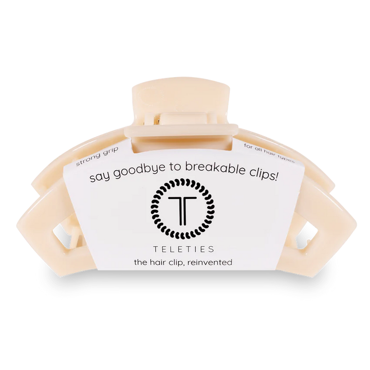 Open Tortoise Teleties Hair Clip