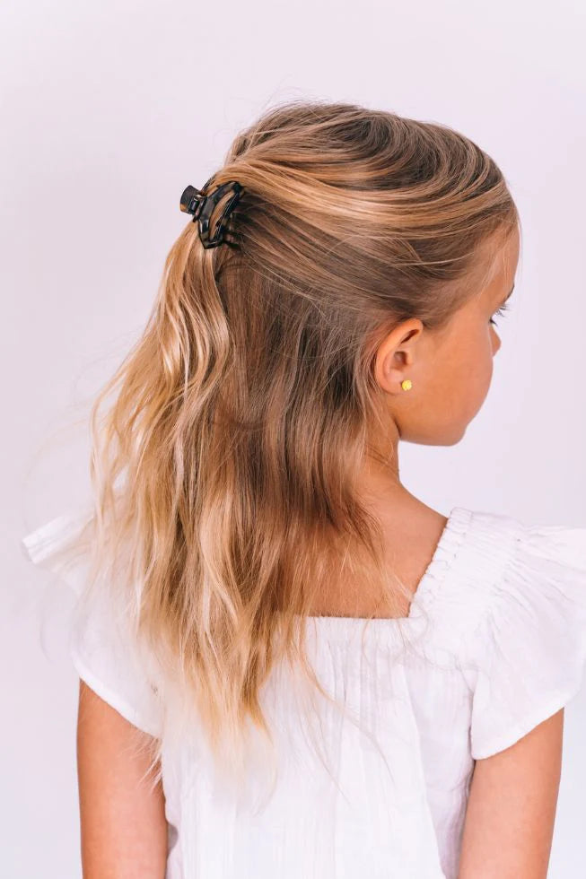 Open Tortoise Teleties Hair Clip