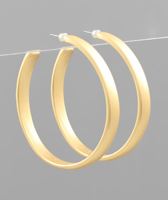 Stella Wide Fashion Hoops