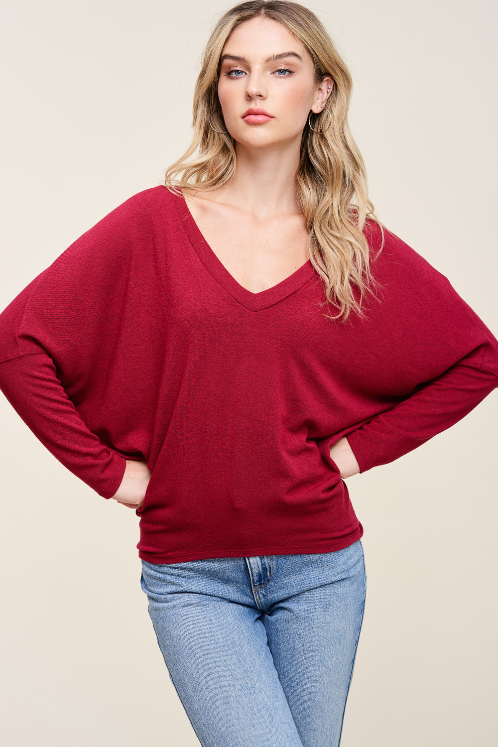 Susie V Neck Top