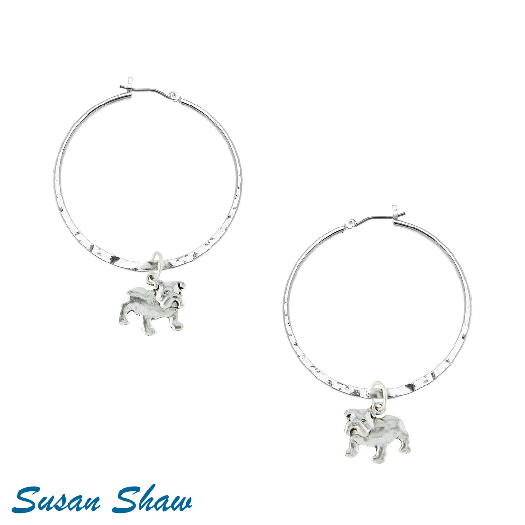 Susan Shaw Bulldog Earrings