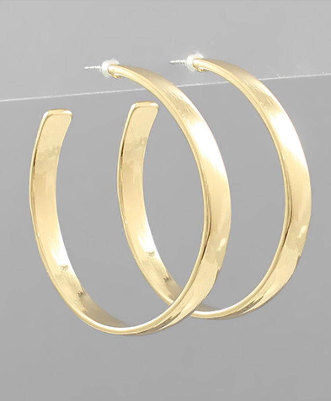 Stella Wide Fashion Hoops
