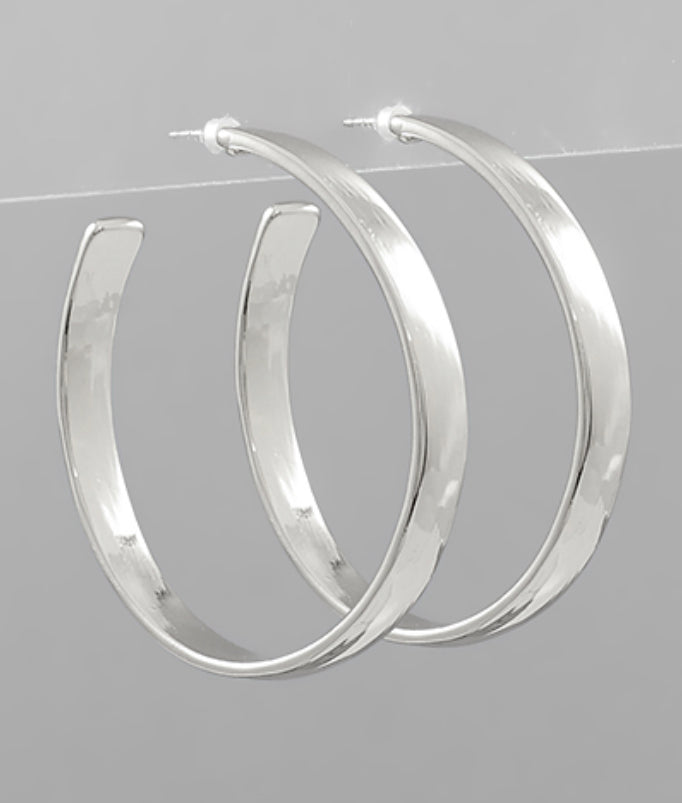 Stella Wide Fashion Hoops
