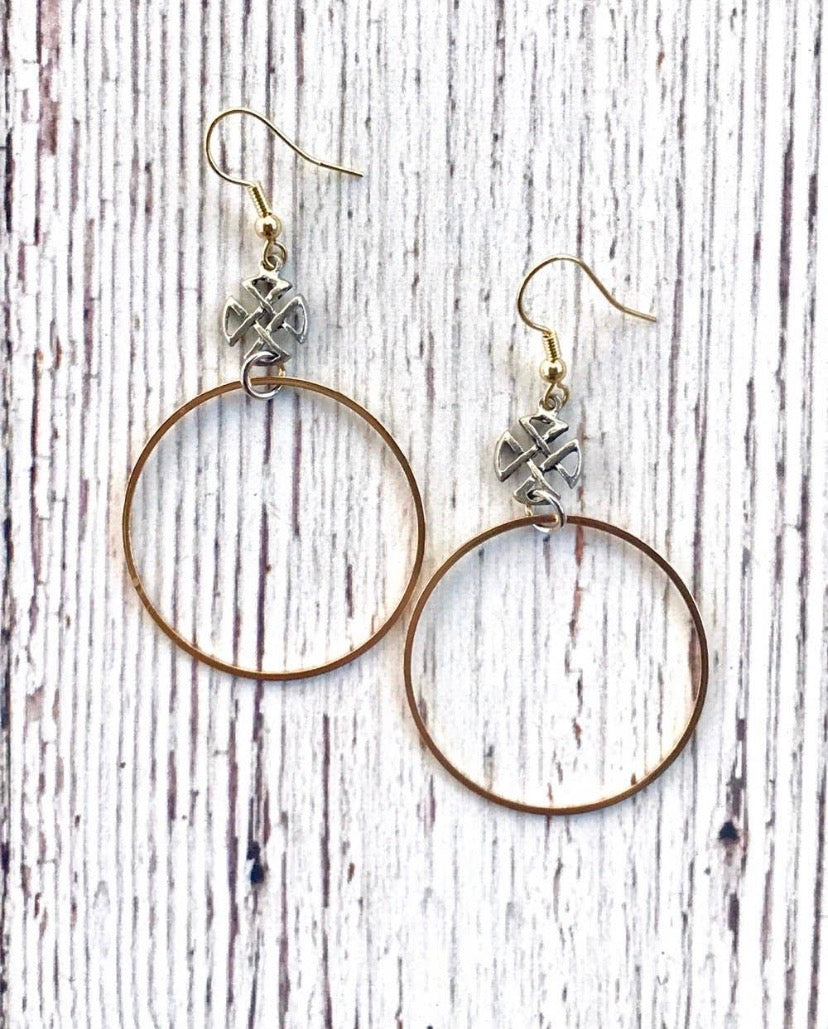 Celtic Hoop Earrings