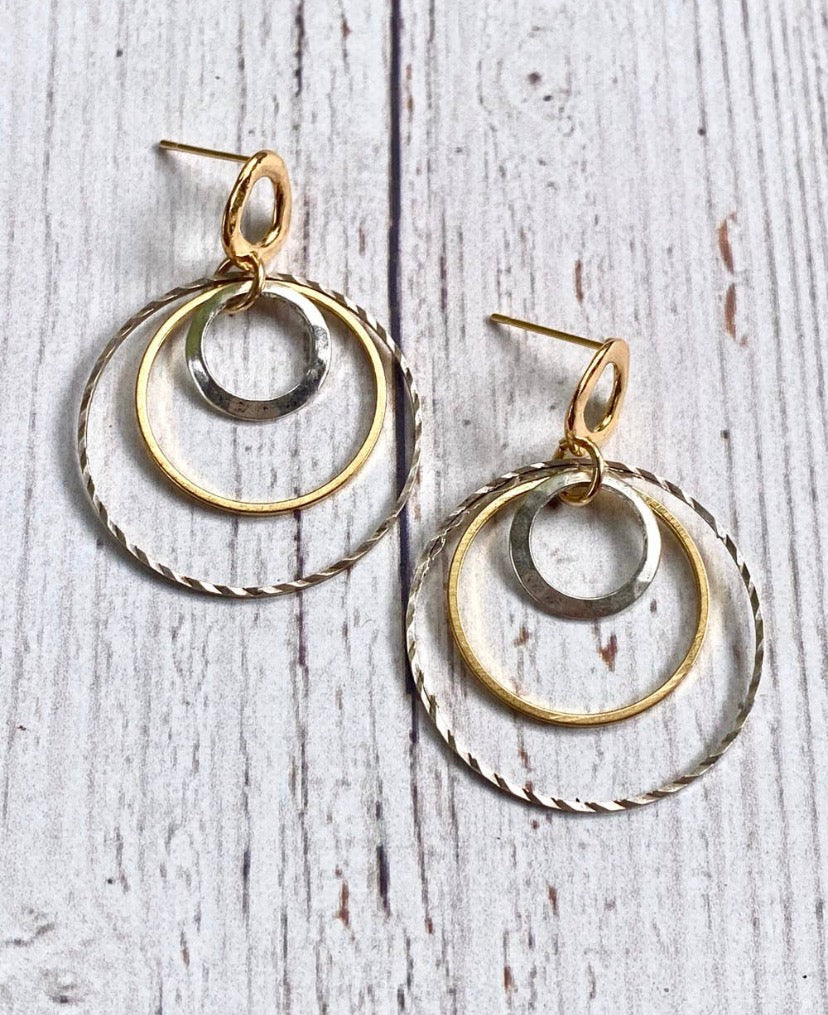 Bulls Eye Post Earrings
