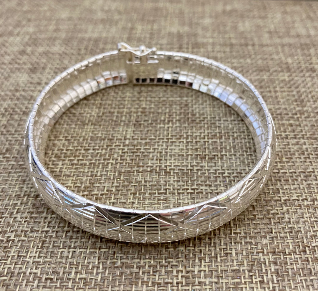 Barbara Sterling Silver Bangle Bracelet