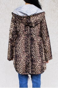 Water Resistant Leopard Print Jacket