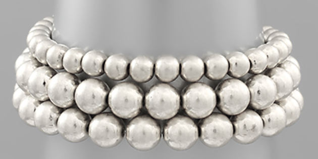 Nora Beaded Ball Bracelet Set