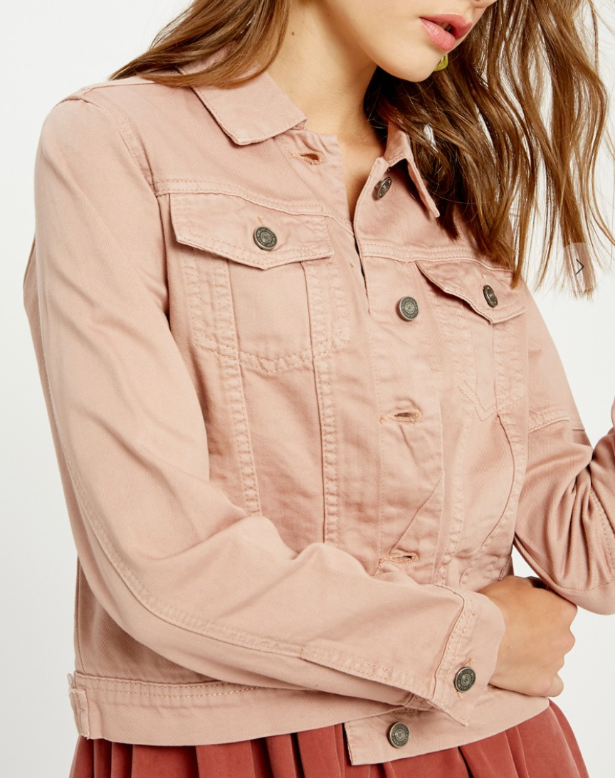 Pixie Colored Denim Jacket