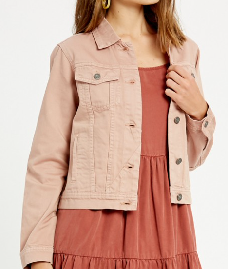 Pixie Colored Denim Jacket
