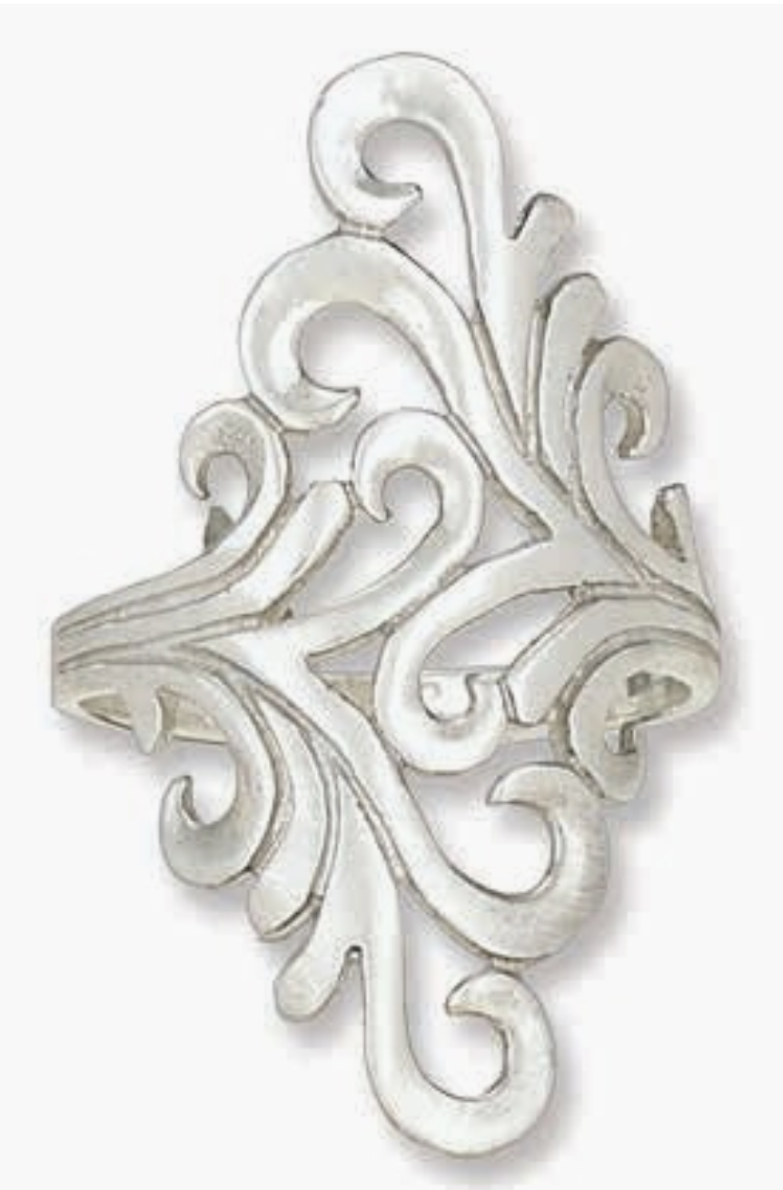 Twirly Sterling Silver Ring