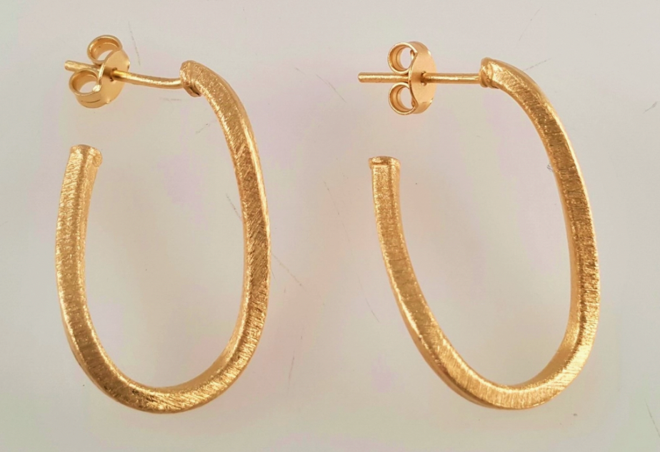 Tessa Twisted Hoops