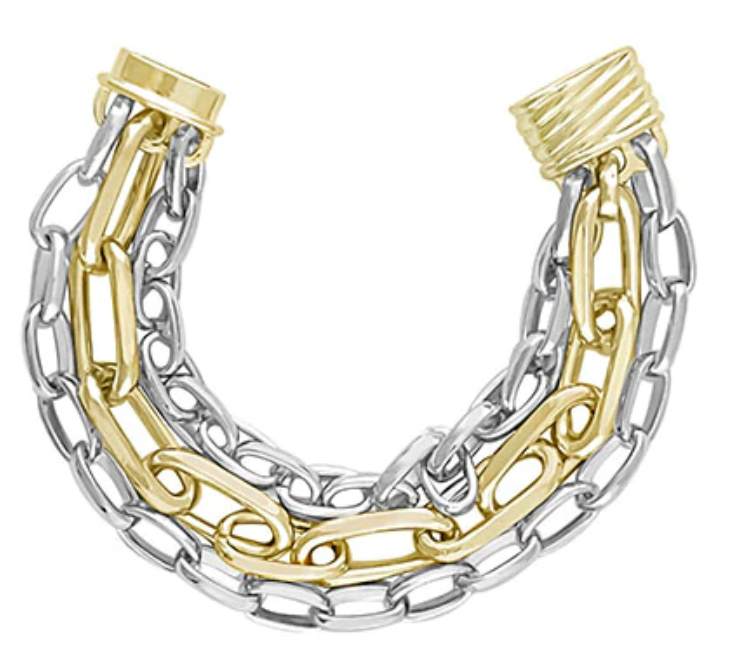 Teddi Layered Link Bracelet