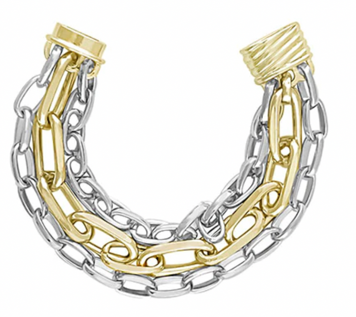Teddi Layered Link Bracelet