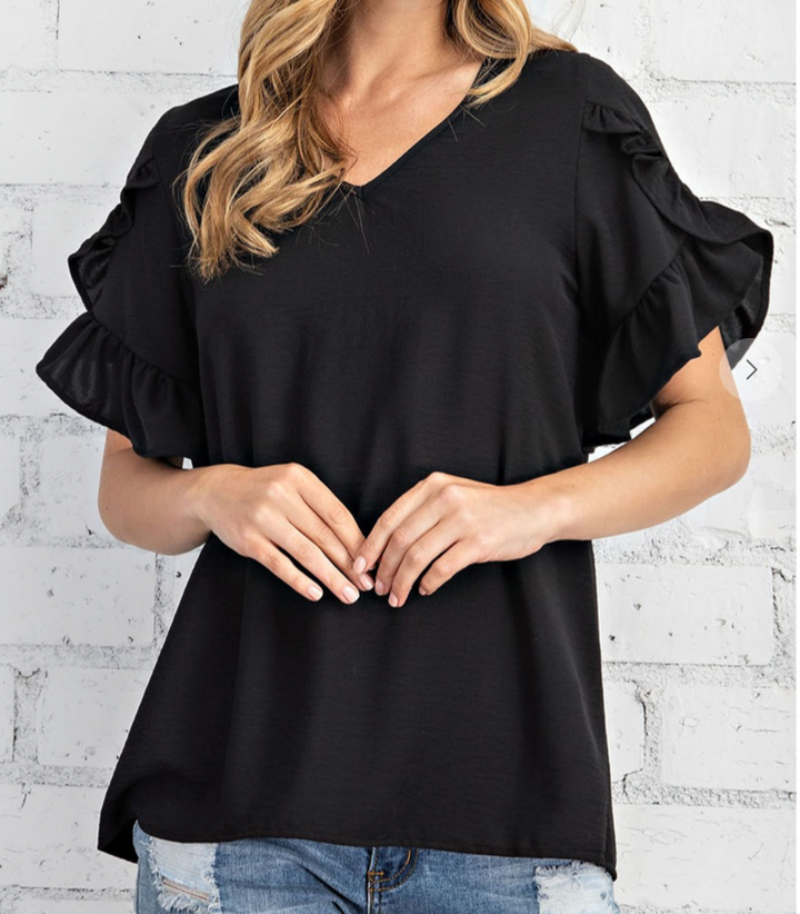 Tate Tulip Short Sleeve Top
