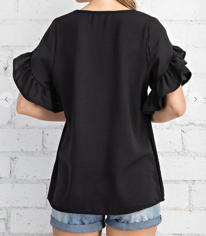 Tate Tulip Short Sleeve Top