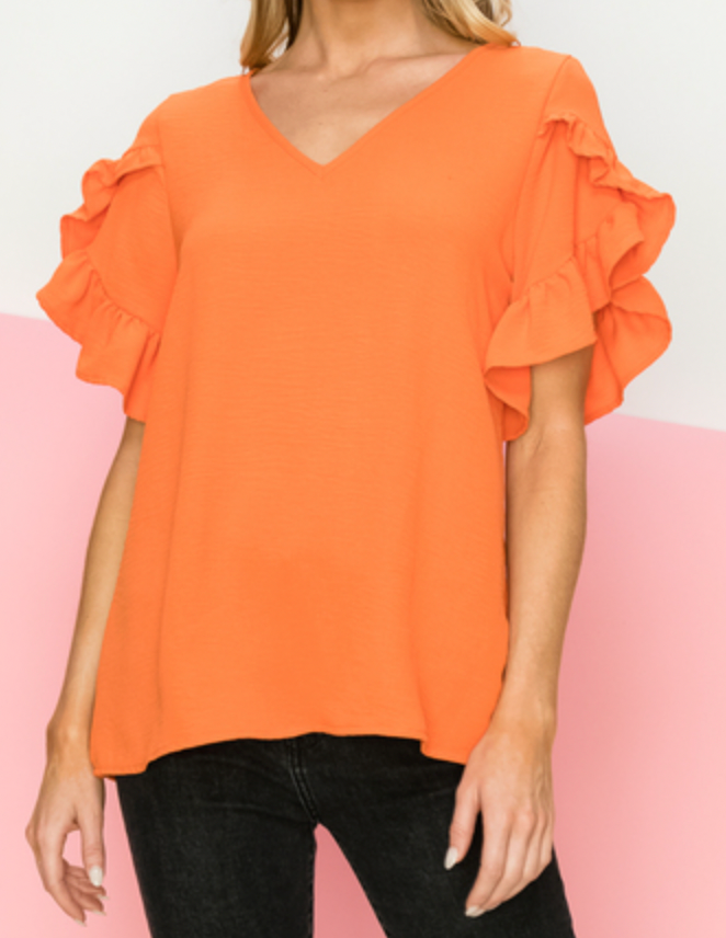 Tate Tulip Short Sleeve Top