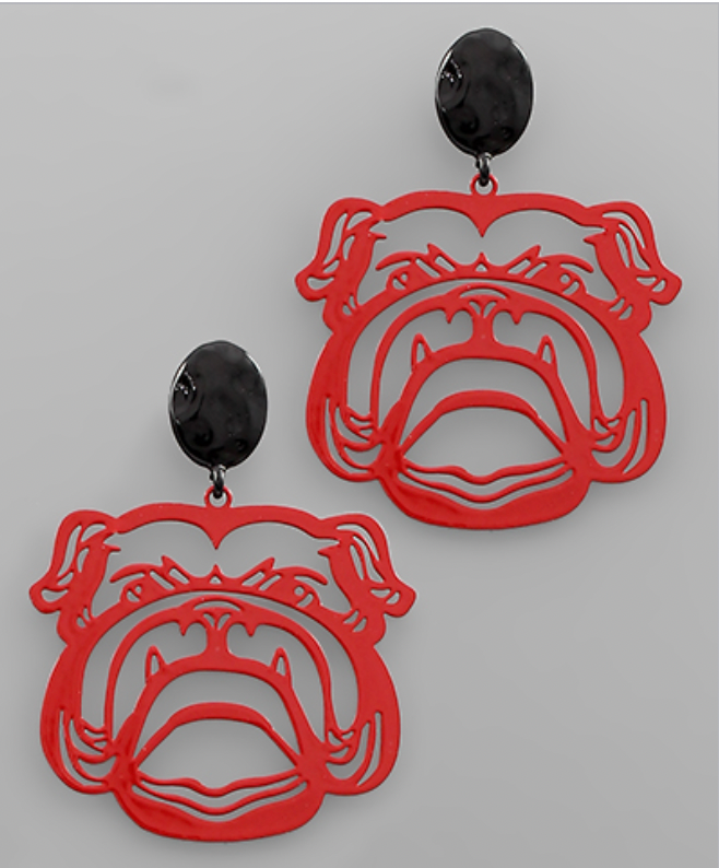 Georgia Bulldogs Earrings